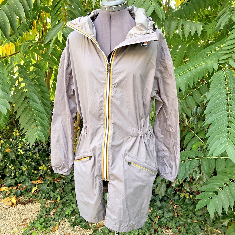 Size S K-Way Women’s Windbreaker Jacket Waterproof Breathable Lightweight CN